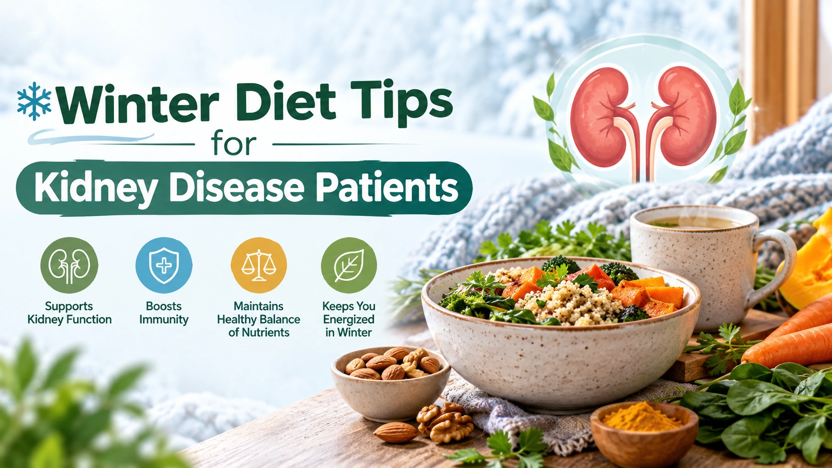 Winter Diet Tips for Kidney Disease Patients